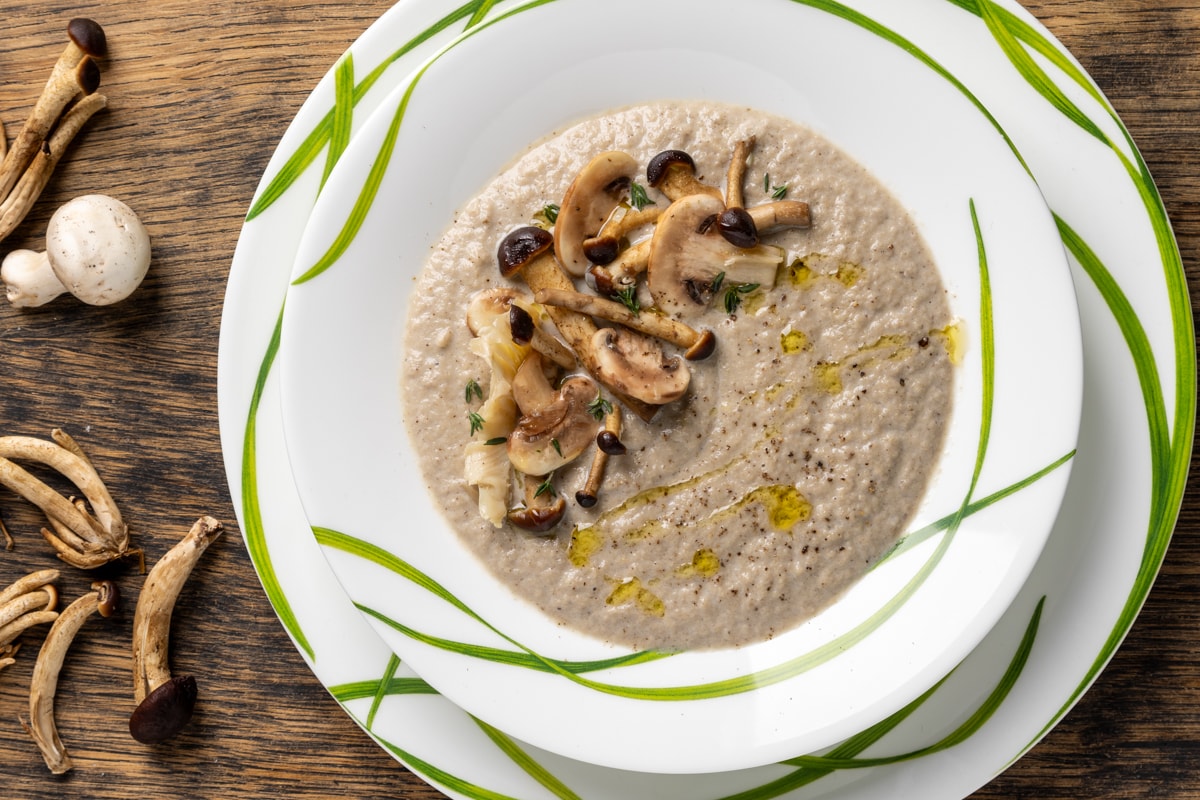 come fare crema di funghi